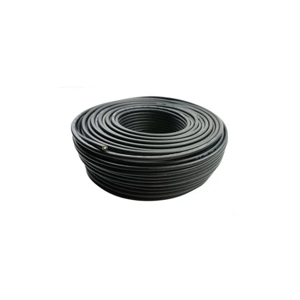 Cable solar fotovoltaico, 1000 V, espesor 4 mm, precio/m, negro, vendido en múltiplos de 25 m