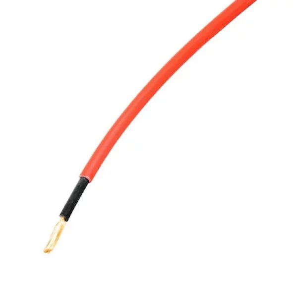 Cable solar fotovoltaico, 1000 V, espesor 6 mm, precio/m, rojo, vendido en múltiplos de 25 m