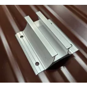 Clema aluminiu pentru tabla ondulata 100 mm cu EPDM + 4 suruburi autoforante