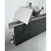 Abrazadera final Abrazaderas de panel solar fotovoltaico de aluminio de 28-40 mm