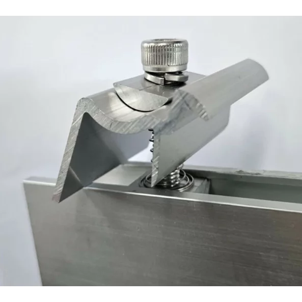 Abrazadera final Abrazaderas de panel solar fotovoltaico de aluminio de 28-40 mm