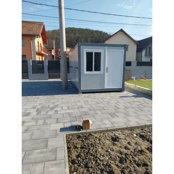 Антрацитно сив сгъваем контейнер 5800 x 2500 x 2450 (Д x Ш x В mm)