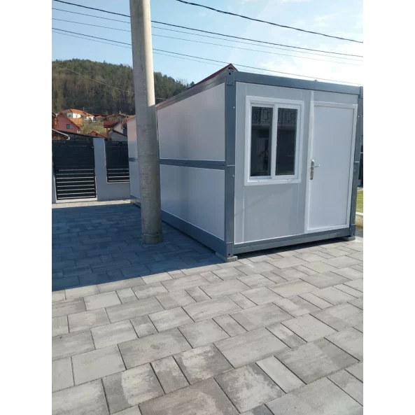 Антрацитно сив сгъваем контейнер 5800 x 2500 x 2450 (Д x Ш x В mm)