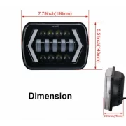 Far F.TIP 1-OFF ROAD: 55W / 12V-24V /4000LM /IP 67 Rezistent la apa