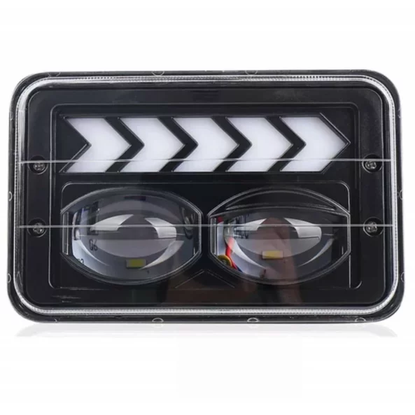Фар F.TYP 11-OFF ROAD: 7&amp;quot;/45W / 5X7 (инча)/12V-24V/2700LM/ IP 67 Водоустойчив, Динамична сигнализация