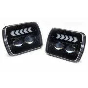 Фар F.TYP 11-OFF ROAD: 7&amp;quot;/45W / 5X7 (инча)/12V-24V/2700LM/ IP 67 Водоустойчив, Динамична сигнализация
