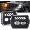Фар F.TYP 11-OFF ROAD: 7&amp;quot;/45W / 5X7 (инча)/12V-24V/2700LM/ IP 67 Водоустойчив, Динамична сигнализация