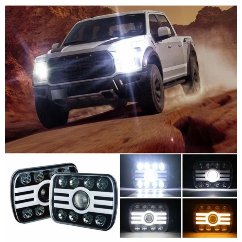 Far F.TIP 13-OFF ROAD: 7"/65W / 5X7 (inch)/12V-24V/5000LM/ IP 68 Rezistent la apa