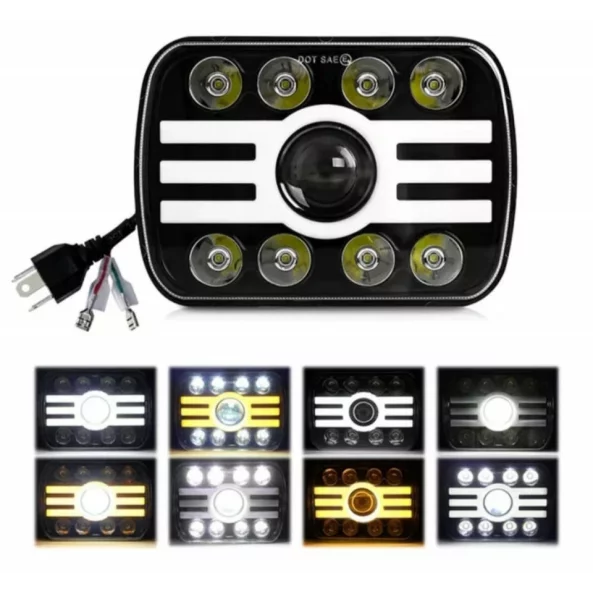 Far F.TIP 13-OFF ROAD: 7&quot;/65W / 5X7 (inch)/12V-24V/5000LM/ IP 68 Rezistent la apa