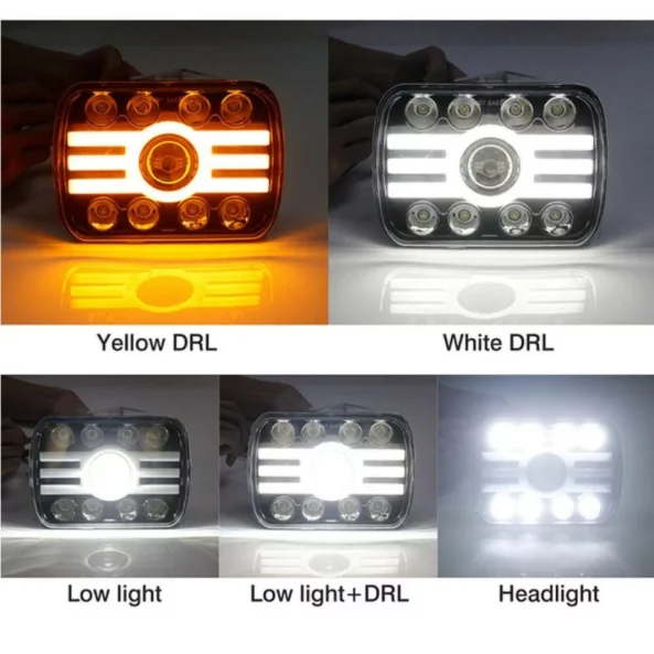 Far F.TIP 13-OFF ROAD: 7&quot;/65W / 5X7 (inch)/12V-24V/5000LM/ IP 68 Rezistent la apa