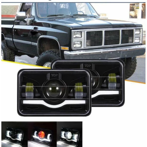 F.TIP 15-OFF ROAD fényszóró: 7&amp;quot;/45W / 5X7 (inch)/12V-24V/30.000LM/ IP 68 Vízálló