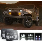 Faro F.TIP 16-OFF ROAD: 7&amp;quot;/90W / 5X7 (pulgadas)/12V-24V/30.000LM/ IP 68 Resistente al agua
