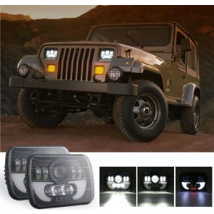 Far auto F.TIP 16-OFF ROAD: 7&quot;/90W / 5X7 (inch)/12V-24V/30.000LM/ IP 68 Rezistent la apa