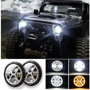 Far auto F.TIP 3-OFF ROAD: 7&quot;/65W / 12V-24V/30.000LM/ IP 67 Rezistent la apa