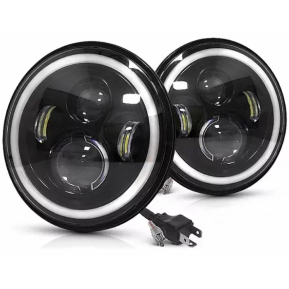 Faro F.TYP 4-OFF ROAD: 7&amp;quot;/75W / 12V-24V /10.000LM /IP 68 Resistente al agua