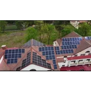 Kit sistem solar fotovoltaic 10KW (10.2KW) trifazic, ON-GRID cu 25 panouri fotovoltaice LONGI 410W prindere pe acoperis de tabla