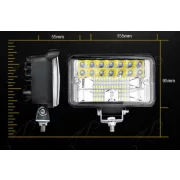 Proyector LED P.TIP 14-OFF ROAD: 4&amp;quot;/36W /12V-24V/4.000 LM/ IP 68 Resistente al agua