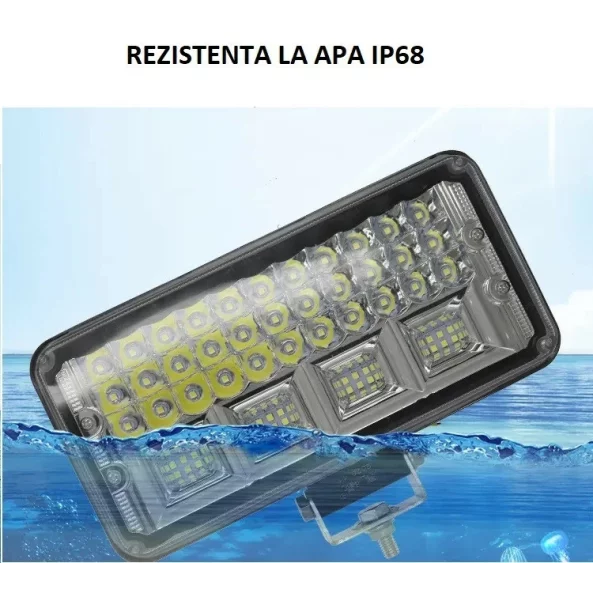 LED проектор P.TIP 19-OFF ROAD: 9&amp;quot;(228mm)/171W /12V-24V/6000 LM/ IP 68 Водоустойчив