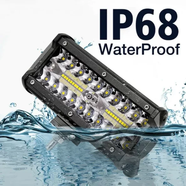 LED проектор P.TIP 25-OFF ROAD: 7&amp;quot;/120W /12V-24V/10 000 LM/ IP 68 Водоустойчив