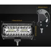 LED проектор P.TIP 25-OFF ROAD: 7&amp;quot;/120W /12V-24V/10 000 LM/ IP 68 Водоустойчив
