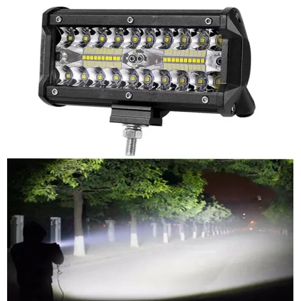 LED проектор P.TIP 25-OFF ROAD: 7&amp;quot;/120W /12V-24V/10 000 LM/ IP 68 Водоустойчив