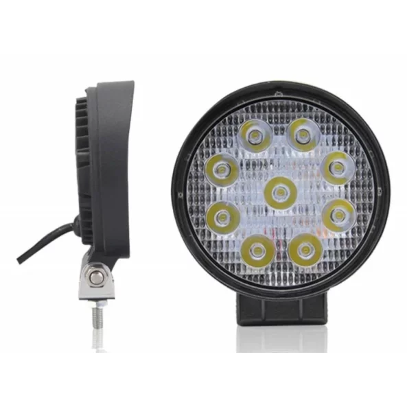 Proiector LED P.TIP 7-OFF ROAD: 4&quot;(110mm)/27W /12V-24V/4.000 LM/ IP 68 Rezistent la apa