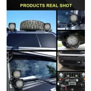 Proiector LED P.TIP 7-OFF ROAD: 4&quot;(110mm)/27W /12V-24V/4.000 LM/ IP 68 Rezistent la apa