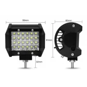 LED projektor P.TIP 9-OFF ROAD: 4&amp;quot;/72W /12V-24V/7200 LM/ IP 68 Vízálló
