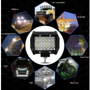 LED projektor P.TIP 9-OFF ROAD: 4&amp;quot;/72W /12V-24V/7200 LM/ IP 68 Vízálló
