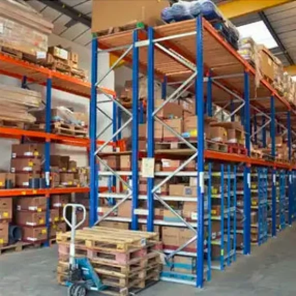 Raft pentru depozitare paleti 2880mm x Adancime 1100mm x Inaltime 4500mm, 3300kg/nivel/12 europaleti