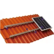 Riel de aluminio para sujeción de paneles solares fotovoltaicos 2,2 m