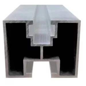 Riel de aluminio para sujeción de paneles solares fotovoltaicos 4,4 m