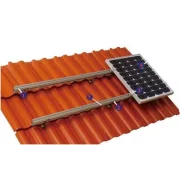 Riel de aluminio para sujeción de paneles solares fotovoltaicos 4,4 m