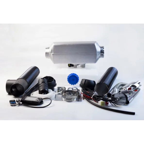 Calefactor inteligente fijo premium Sirocou, potencia 5kw, 12V y 24V, carcasa de aluminio y bujía japonesa kyocera, IVA verde incluido