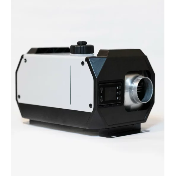 Sirocou portabil patrat alb smart heater premium 8KW 12V SI 24V, carcasa de aluminiu si bujie japoneza kyocera,taxa verde inclusa