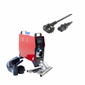 Calentador inteligente premium portátil Sirocou, potencia 8 KW, 12V, 24V Y 220V, transformador integrado, carcasa de aluminio, IVA ecológico incluido