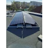 Komplett EAST-WEST 2X5 rendszer, előtétlemezek rögzítése 10 db fotovoltaikus napelem 10 és 15 fokos szögben