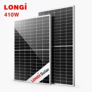 Carport fotovoltaic 2 locuri ,otel zincat, 6kW +15 Panouri Longi LR5-54 HPH 410 M