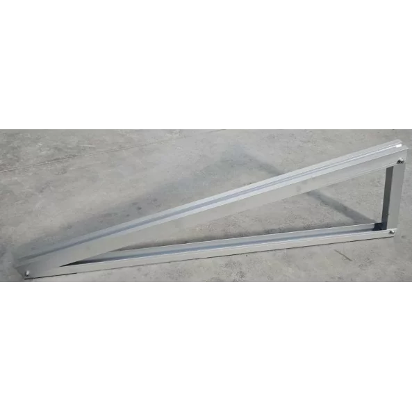 Aluminium rogzito haromszog fotovoltaikus panelekhez L1200, 15 fokos szog