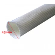 Protección del tubo de escape de fibra de vidrio.