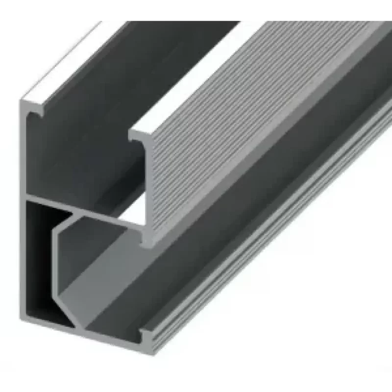 Sina aluminiu prindere laterala panouri solare fotovoltaice lungime 2,4 m latime 26 mm inaltime 44 mm