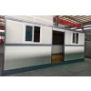 Contenedor plegable gris antracita - vidrio templado / puerta lateral 5800 x 2500 x 2450 (largo x ancho x alto mm)