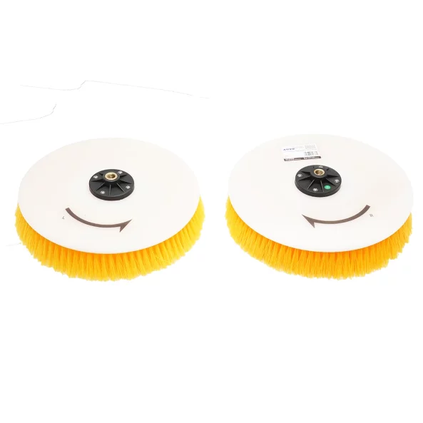 Doble cepillo para limpieza de paneles fotovoltaicos, motor brushless y mango telescópico hasta 7,5 m + Batería de Litio