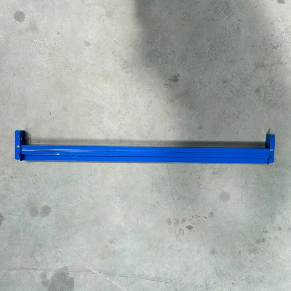 Traversa orizontala albastra pentru raft profesional 1m  200kg/nivel 0,6 mm grosime