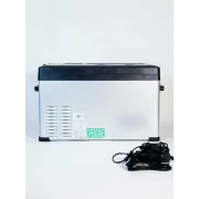 Pachet frigider auto cu compresor smart cooler 30l , 12/24/220v, cu display LCD si bluetooth, transformator 220V inclus, taxa verde inclusa+Husa de protectie termoizolanta