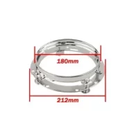 Adaptor pentru faruri cu led de la 9 la 7 inch chrome