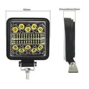 LED projektor P.TIP 30-OFF ROAD: 4&amp;quot;/120W /12V-24V/12.000 LM/ IP 68 Vízálló