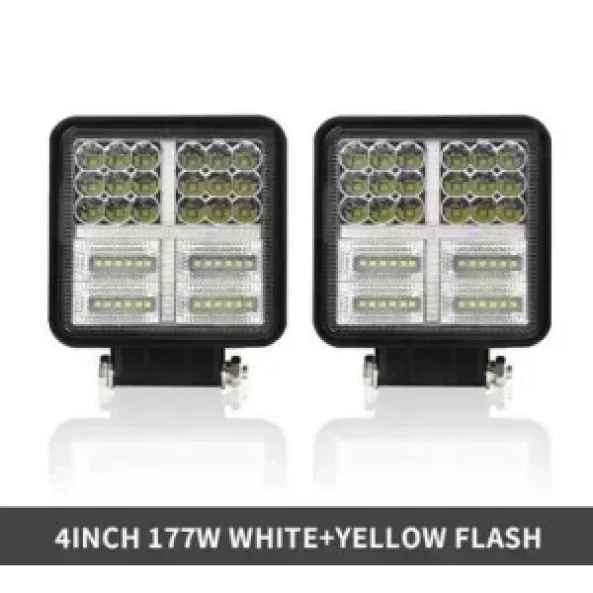 Proiector LED P.TIP 31-OFF ROAD: 4&quot;/177W /12V-24V/IP 68 Rezistent la apa