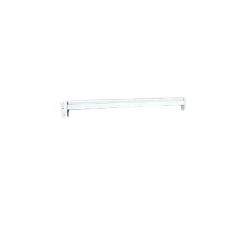 Traversa orizontala albă pentru raft profesional 1m  200kg/nivel 0,6 mm grosime