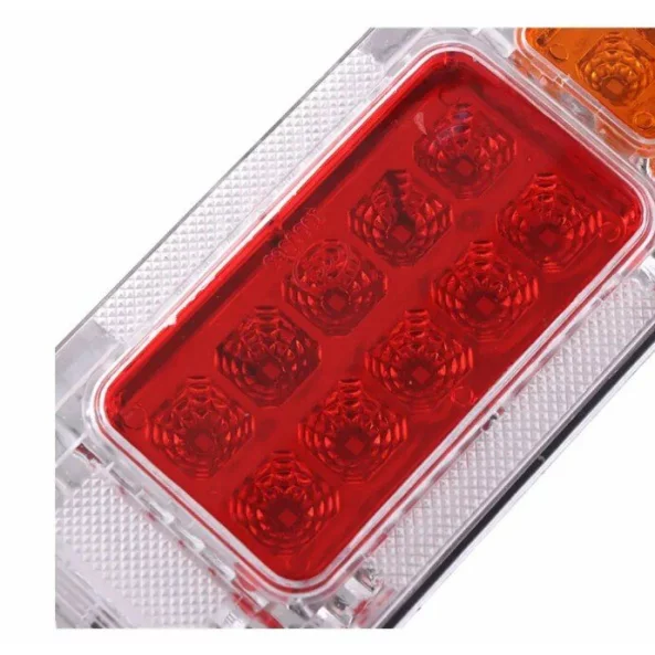 Luz de freno trasera P.TYP 40-OFF ROAD: 12V-24V luz blanca Resistente al agua